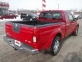 2008 Red Brawn Nissan Frontier SE King Cab 4x4  photo #6