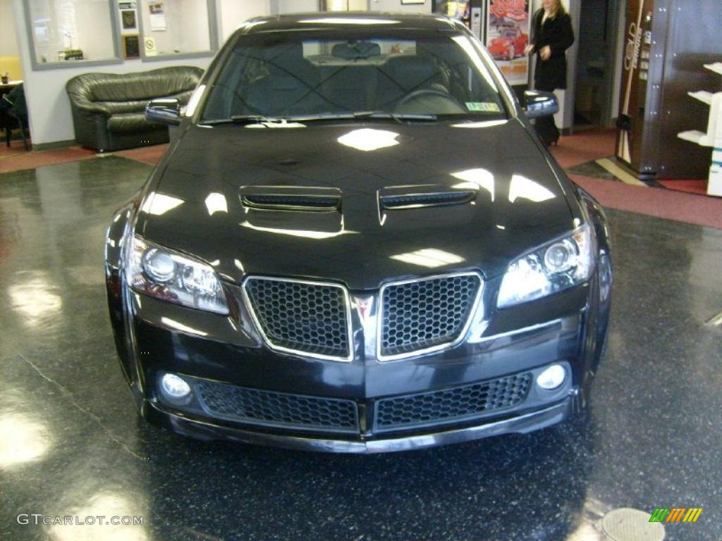 2009 G8 GT - Panther Black / Onyx photo #2