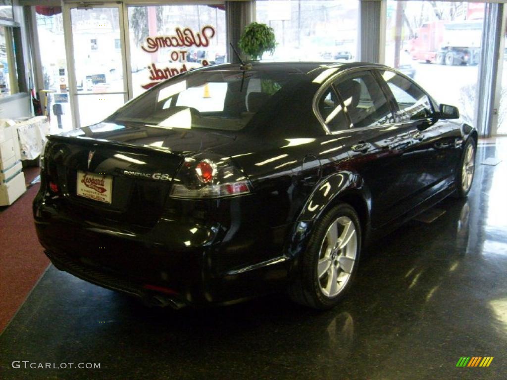 2009 G8 GT - Panther Black / Onyx photo #6