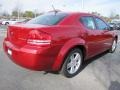 2010 Inferno Red Crystal Pearl Dodge Avenger Express  photo #3