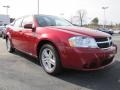 2010 Inferno Red Crystal Pearl Dodge Avenger Express  photo #4