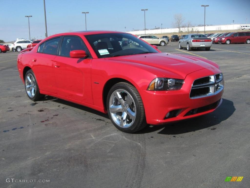 Redline 3-Coat Pearl 2011 Dodge Charger R/T Plus Exterior Photo #45344525