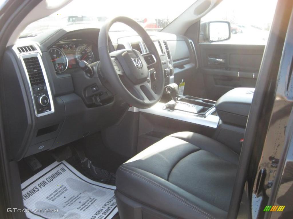 2011 Ram 1500 Sport Quad Cab - Brilliant Black Crystal Pearl / Dark Slate Gray photo #11
