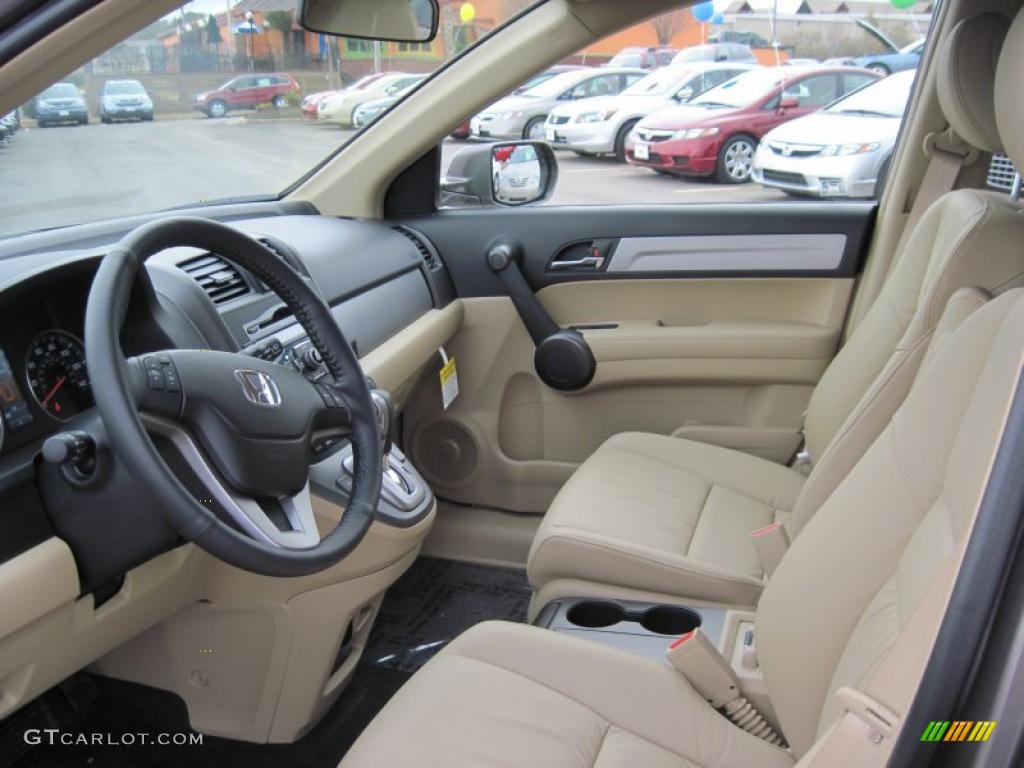 Ivory Interior 2011 Honda CR-V EX-L Photo #45345293