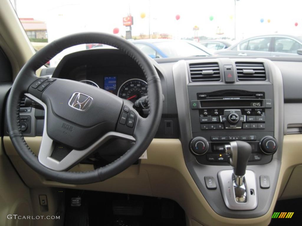 2011 Honda CR-V EX-L Ivory Dashboard Photo #45345313