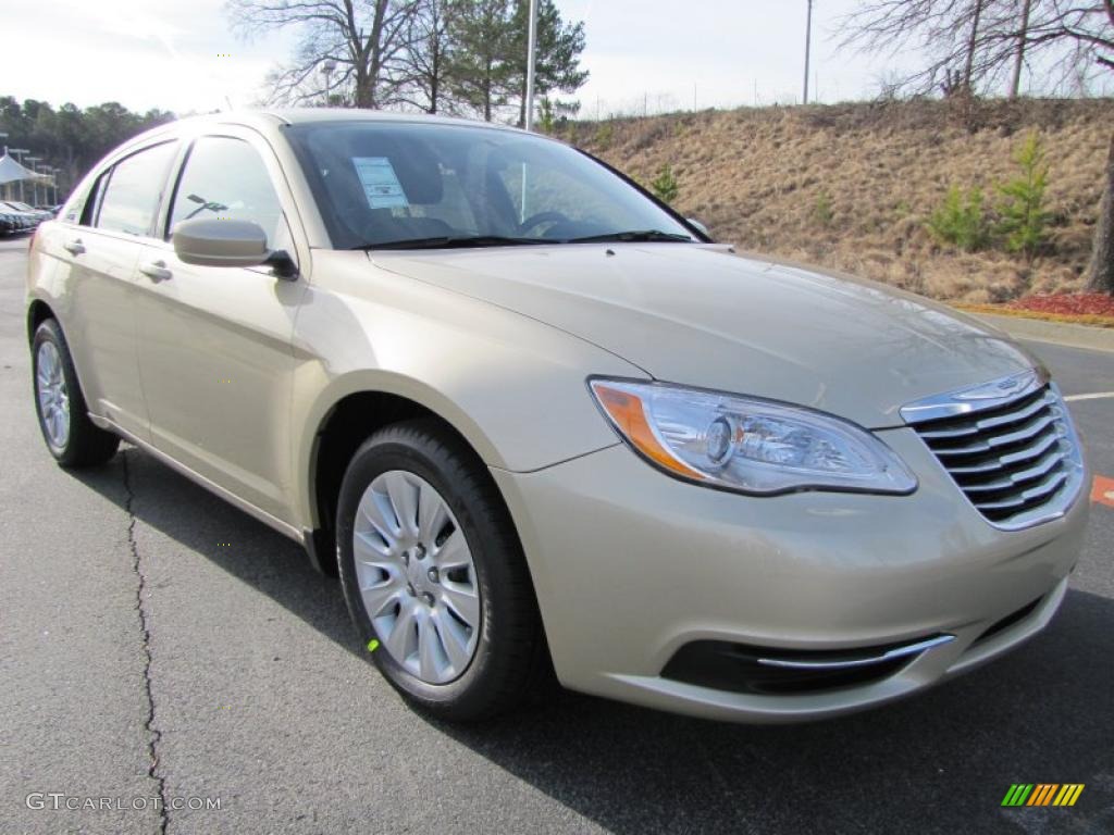 White Gold 2011 Chrysler 200 LX Exterior Photo #45345453
