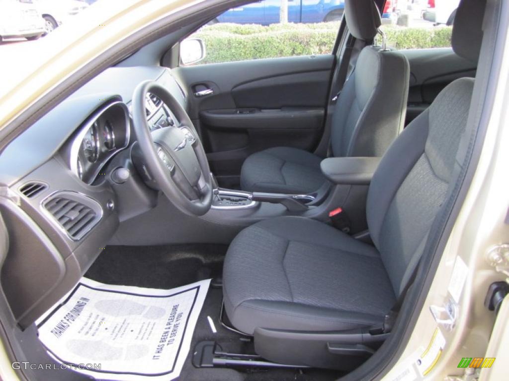 Black Interior 2011 Chrysler 200 LX Photo #45345461