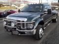 2008 Forest Green Metallic Ford F450 Super Duty Lariat Crew Cab 4x4 Dually  photo #1