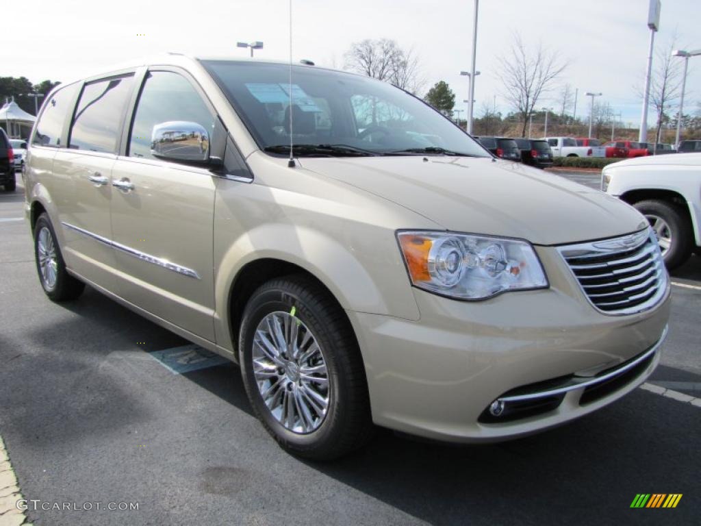 White Gold Metallic 2011 Chrysler Town & Country Limited Exterior Photo #45345927