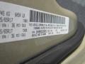 PWL: White Gold Metallic 2011 Chrysler Town & Country Limited Color Code