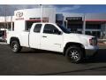 2008 Summit White GMC Sierra 1500 SLE Extended Cab 4x4  photo #1