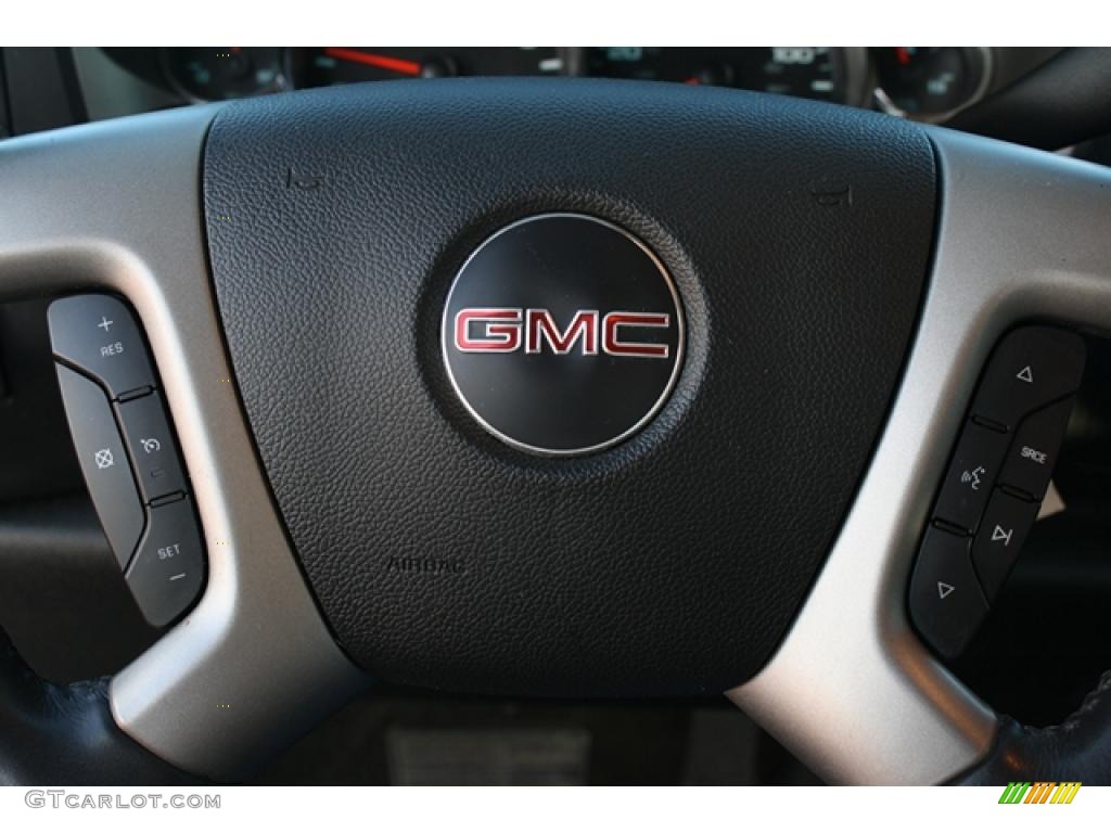 2008 Sierra 1500 SLE Extended Cab 4x4 - Summit White / Ebony photo #15