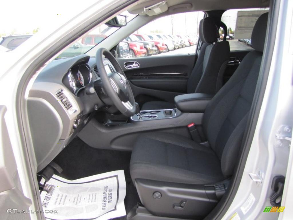 Black Interior 2011 Dodge Durango Crew Photo #45346833