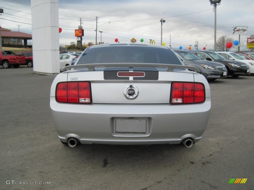 2009 Mustang GT Premium Coupe - Brilliant Silver Metallic / Dark Charcoal photo #4