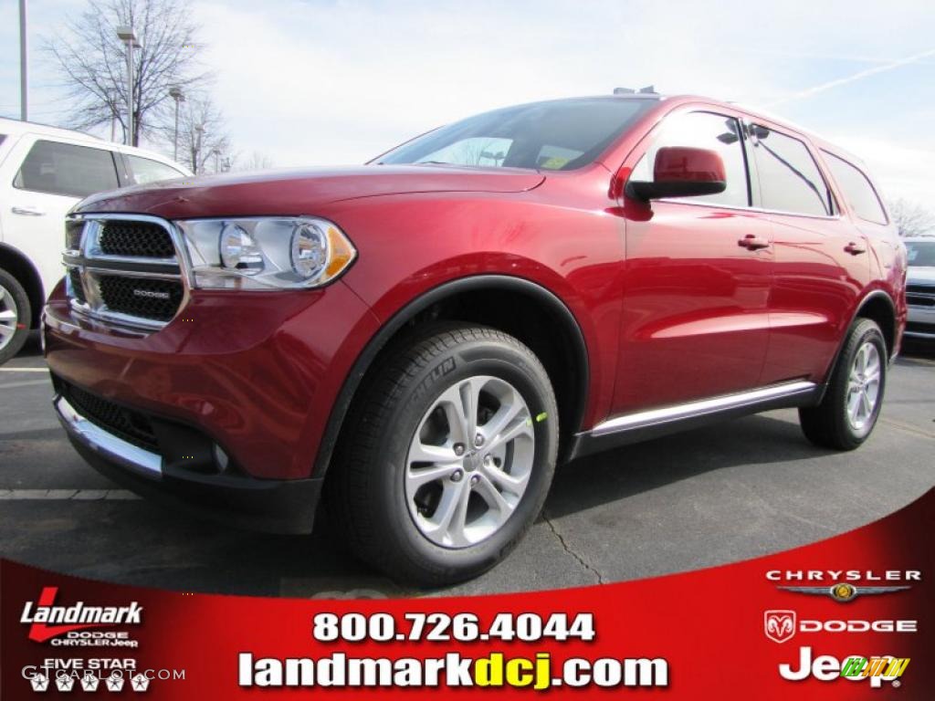 2011 Durango Express - Inferno Red Crystal Pearl / Black photo #1