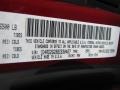 PRH: Inferno Red Crystal Pearl 2011 Dodge Durango Express Color Code