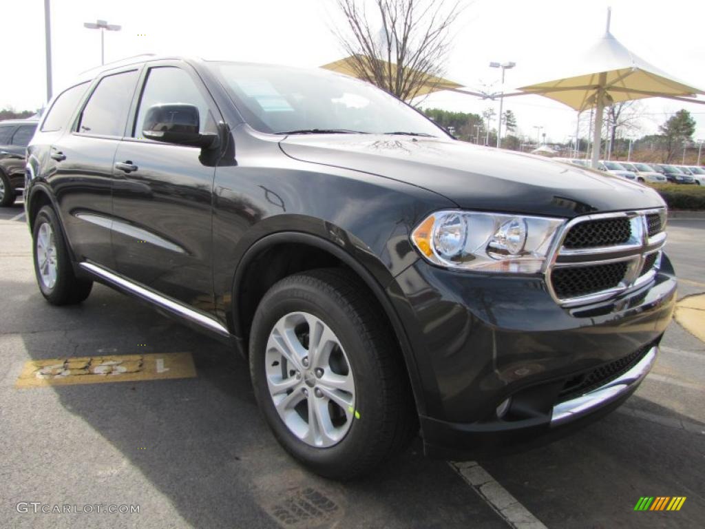 Dark Charcoal Pearl 2011 Dodge Durango Crew Exterior Photo #45347570