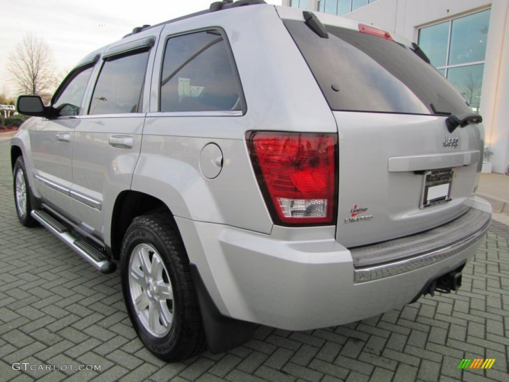 2008 Grand Cherokee Limited - Bright Silver Metallic / Dark Slate Gray/Light Graystone photo #3