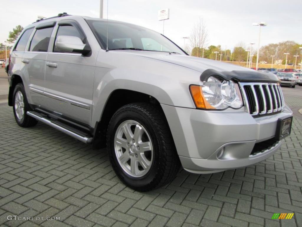 2008 Grand Cherokee Limited - Bright Silver Metallic / Dark Slate Gray/Light Graystone photo #7