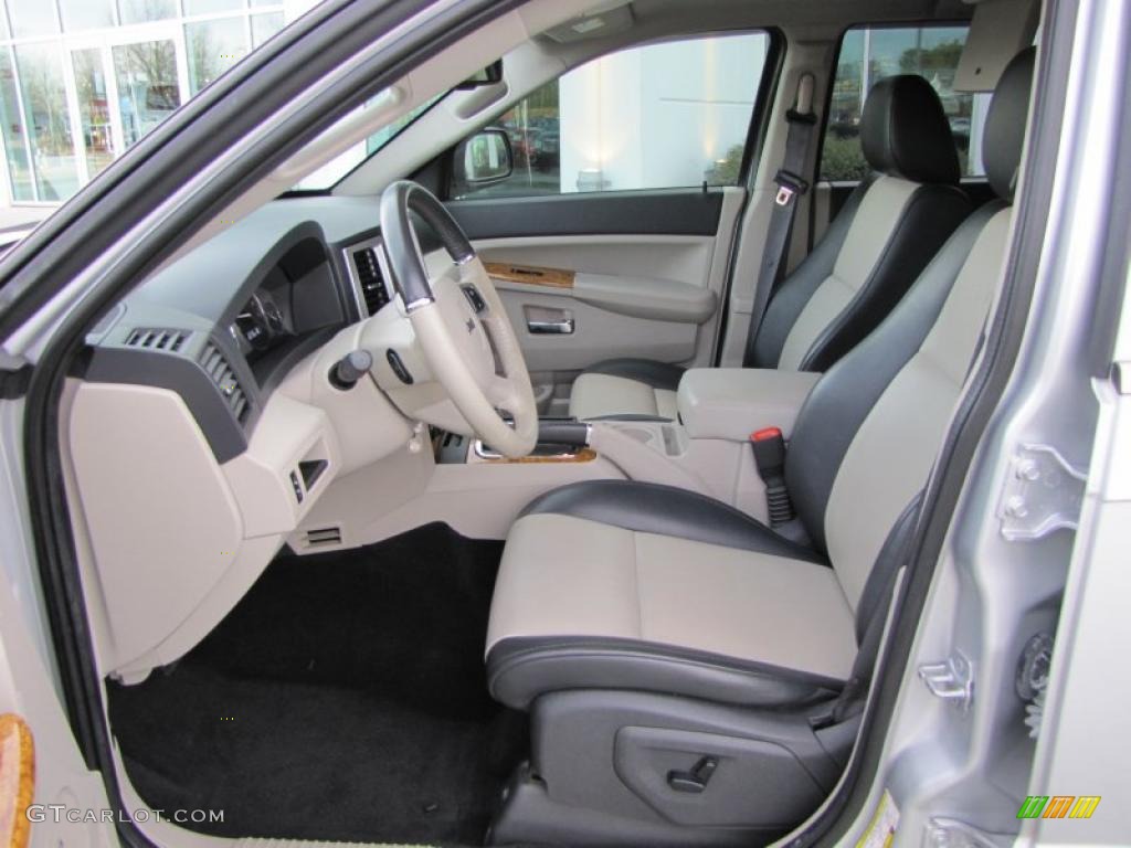 2008 Grand Cherokee Limited - Bright Silver Metallic / Dark Slate Gray/Light Graystone photo #10