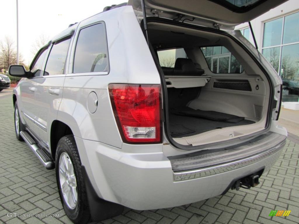 2008 Grand Cherokee Limited - Bright Silver Metallic / Dark Slate Gray/Light Graystone photo #17