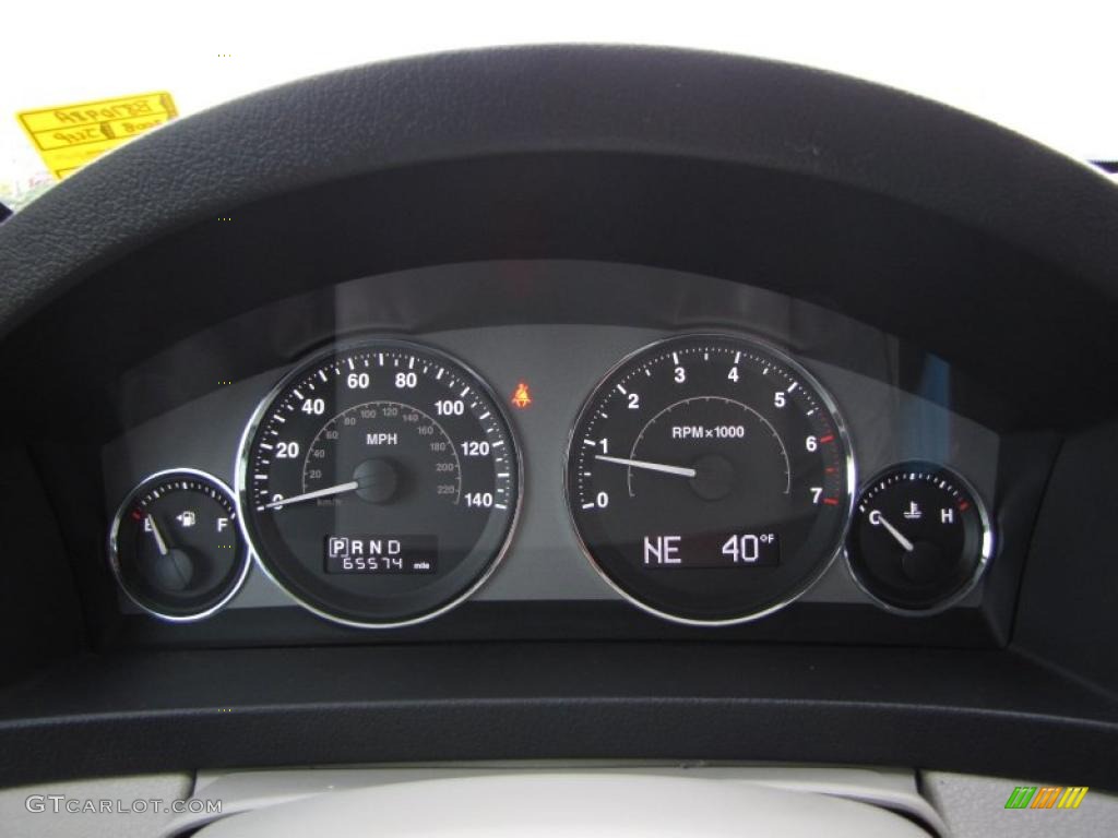 2008 Jeep Grand Cherokee Limited Gauges Photo #45348139