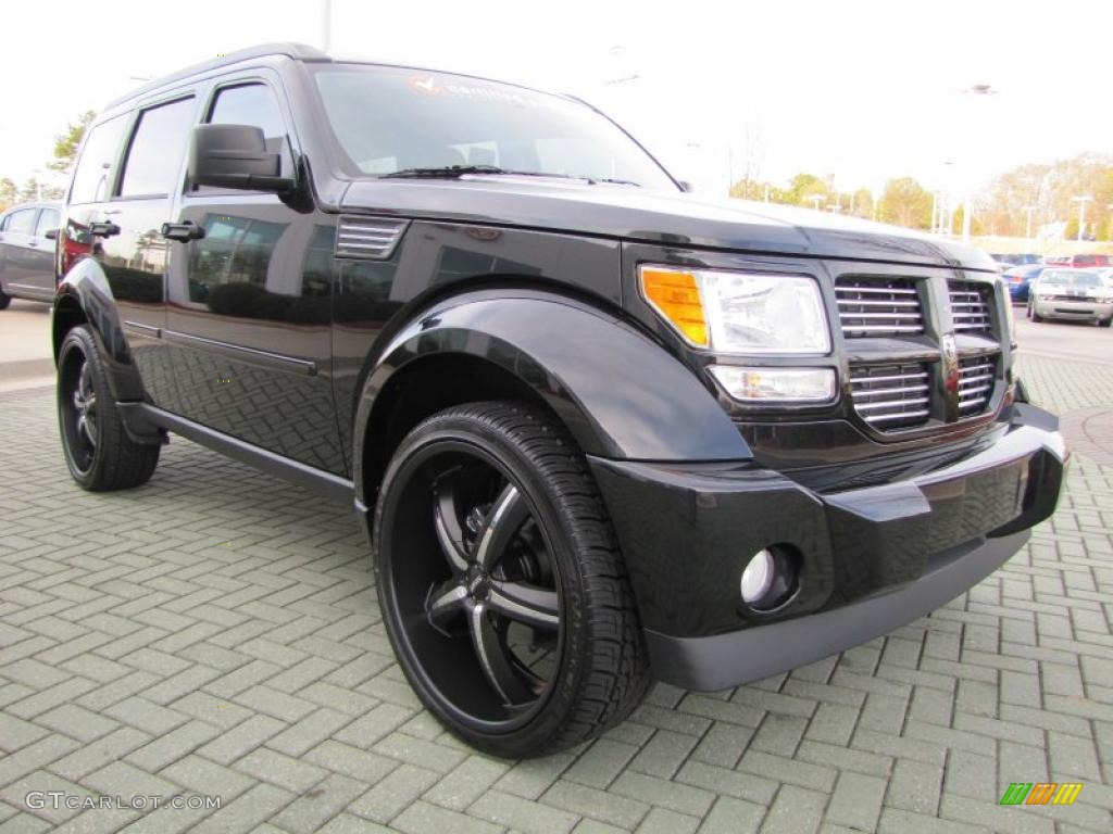 Brilliant Black Crystal Pearl 2011 Dodge Nitro Heat 4.0 Exterior Photo #45348199