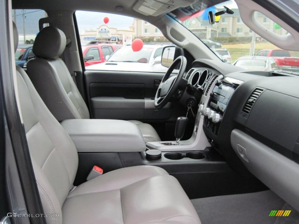 2008 Tundra CrewMax 4x4 - Slate Gray Metallic / Graphite Gray photo #17