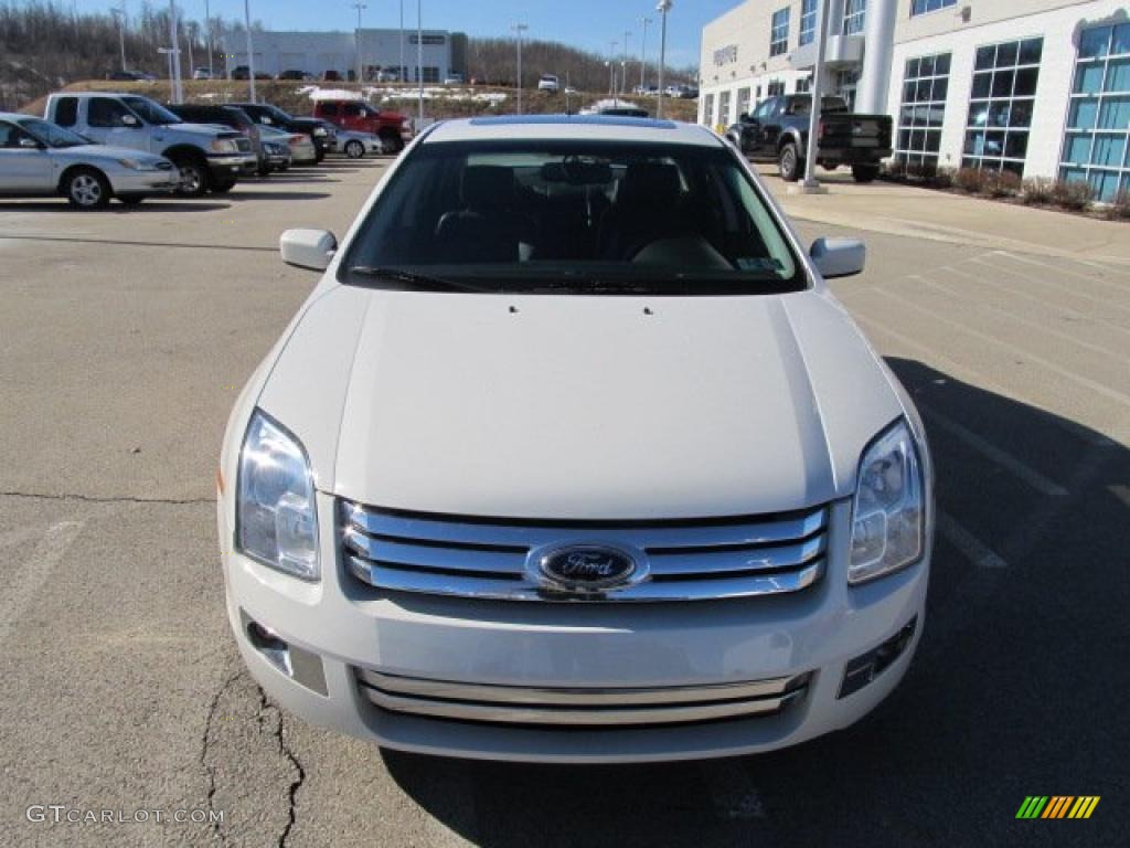 2008 Fusion SEL V6 AWD - White Suede / Charcoal Black photo #4