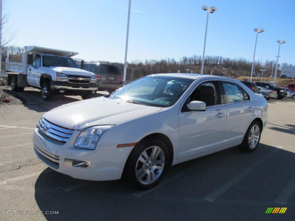 2008 Fusion SEL V6 AWD - White Suede / Charcoal Black photo #5
