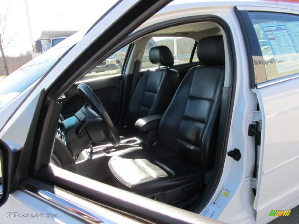 2008 Fusion SEL V6 AWD - White Suede / Charcoal Black photo #15