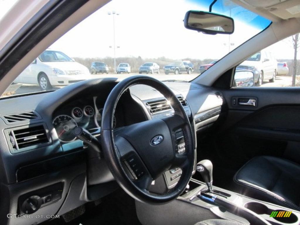 2008 Fusion SEL V6 AWD - White Suede / Charcoal Black photo #16