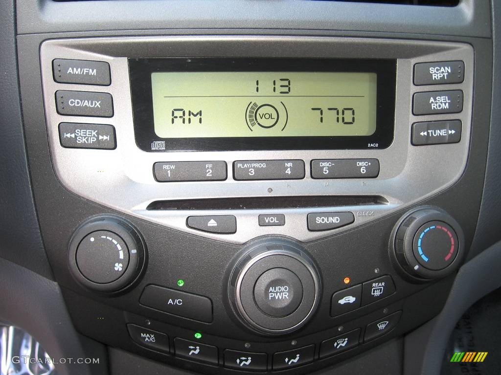 2006 Accord LX Sedan - Alabaster Silver Metallic / Gray photo #13