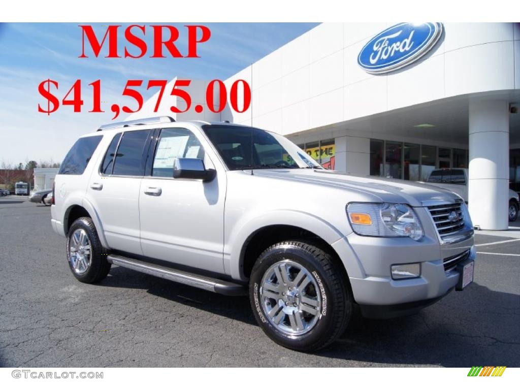 Brilliant Silver Metallic Ford Explorer