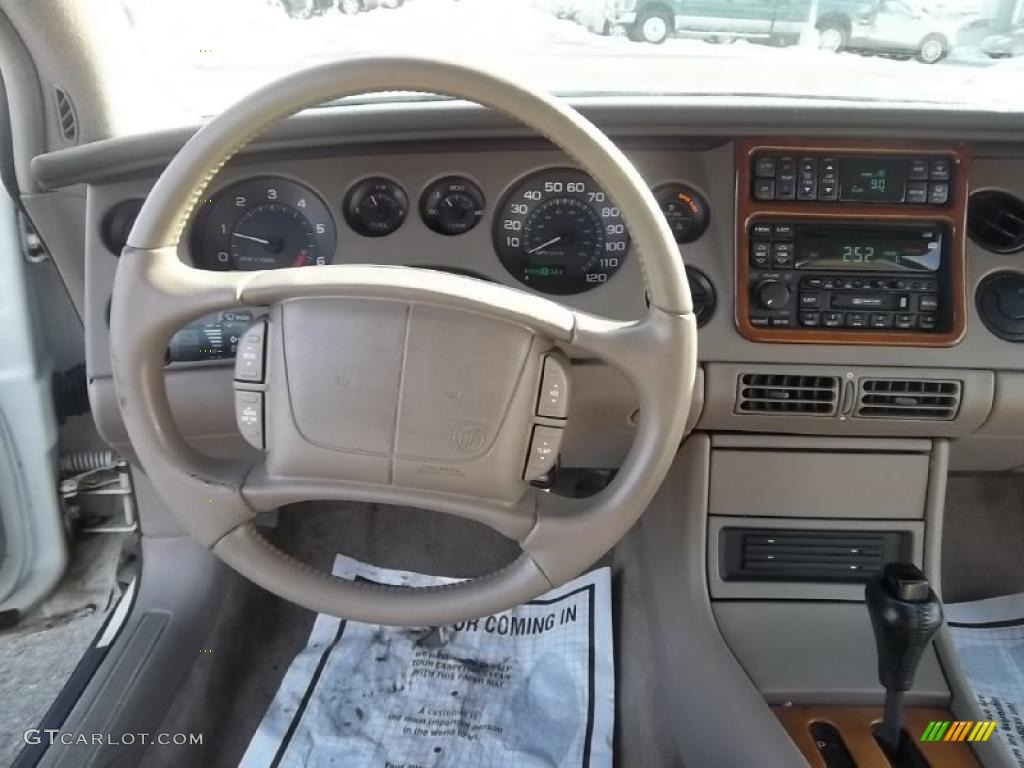 1998 Buick Riviera Supercharged Coupe Taupe Steering Wheel Photo #45350063