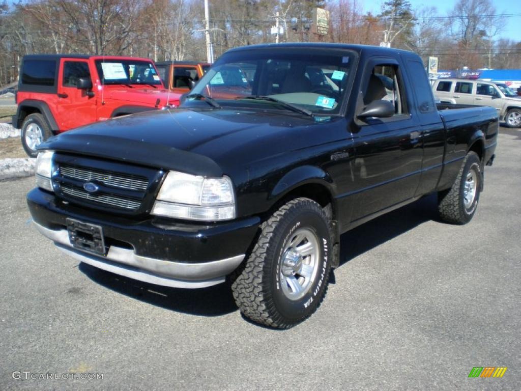 Black 2000 Ford Ranger Sport SuperCab Exterior Photo #45350175