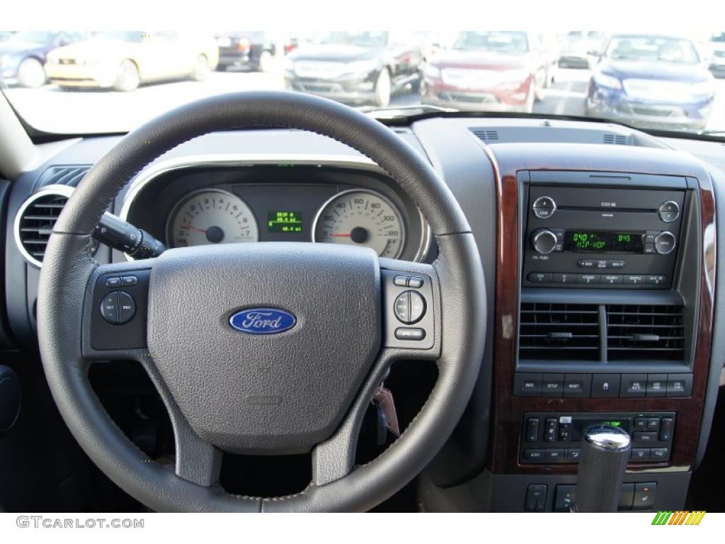 2010 Ford Explorer Limited 4x4 Black Dashboard Photo #45350327