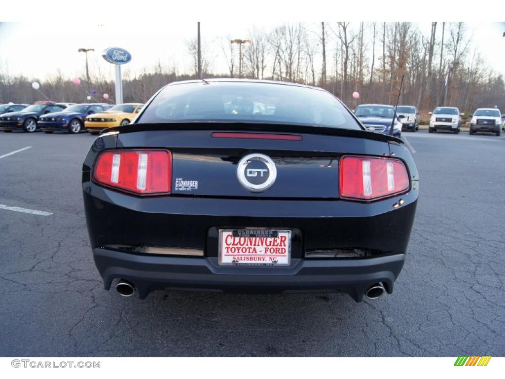 2011 Mustang GT Coupe - Ebony Black / Charcoal Black photo #4