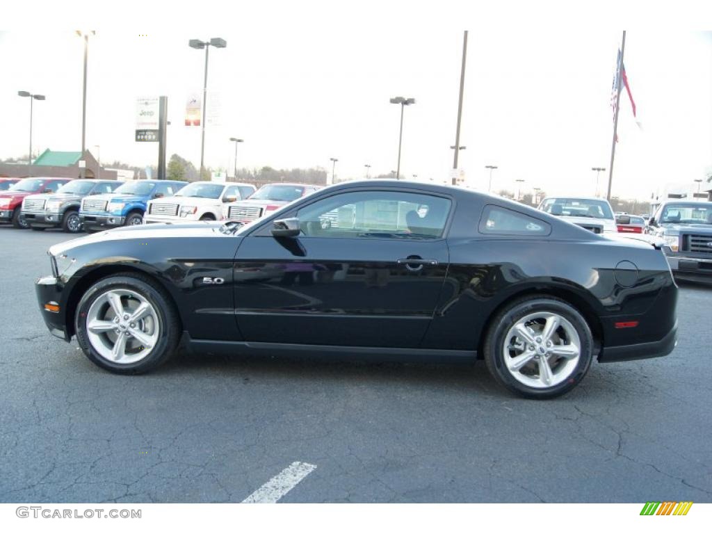 2011 Mustang GT Coupe - Ebony Black / Charcoal Black photo #5