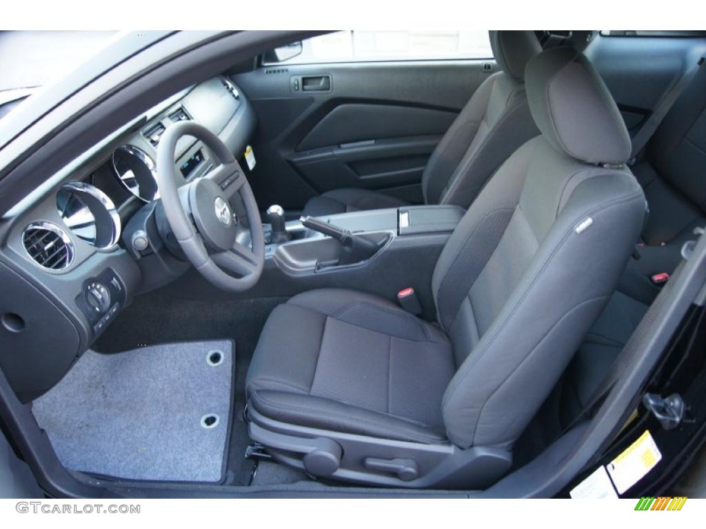 Charcoal Black Interior 2011 Ford Mustang GT Coupe Photo #45351499