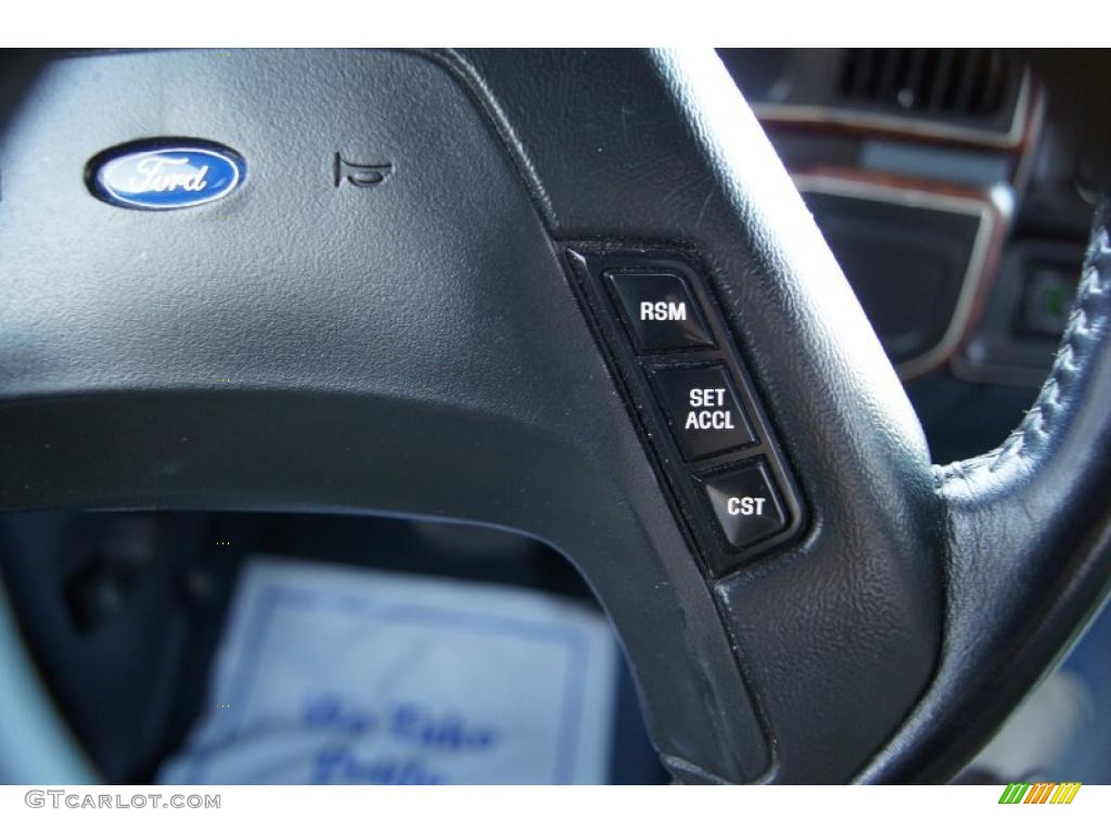 1989 Ford F150 Regular Cab 4x4 Crystal Blue Steering Wheel Photo #45351775