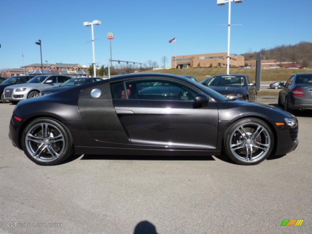 Lava Gray Pearl Effect 2010 Audi R8 4.2 FSI quattro Exterior Photo #45351851