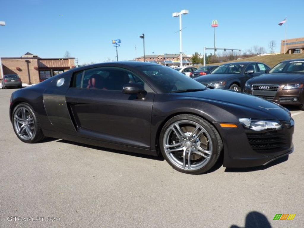 Lava Gray Pearl Effect 2010 Audi R8 4.2 FSI quattro Exterior Photo #45351859