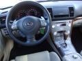 2009 Subaru Legacy Warm Ivory Interior Dashboard Photo
