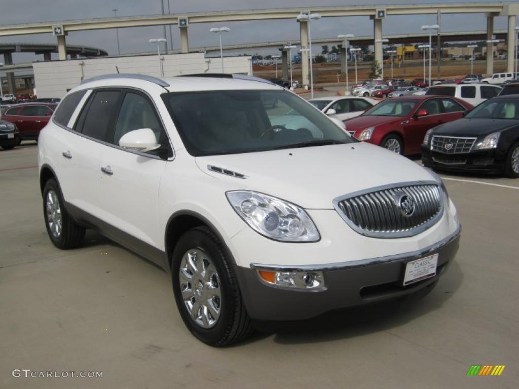 2011 Enclave CXL - White Opal / Cashmere/Cocoa photo #7