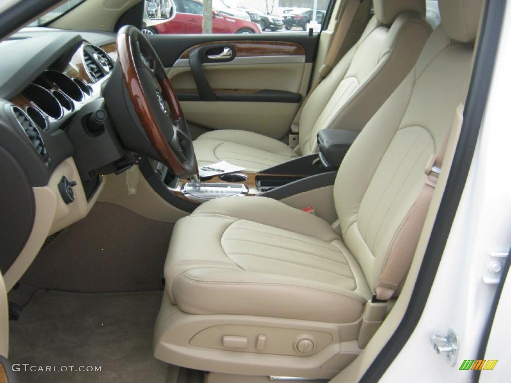 2011 Enclave CXL - White Opal / Cashmere/Cocoa photo #13