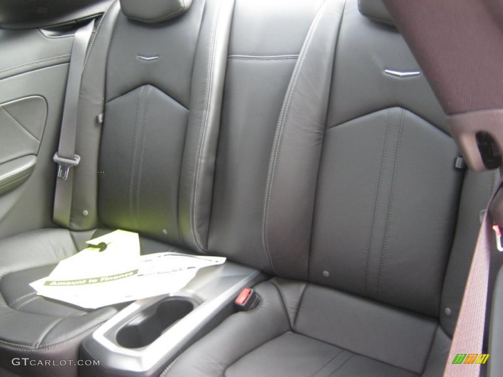 Ebony Interior 2011 Cadillac CTS Coupe Photo #45353822