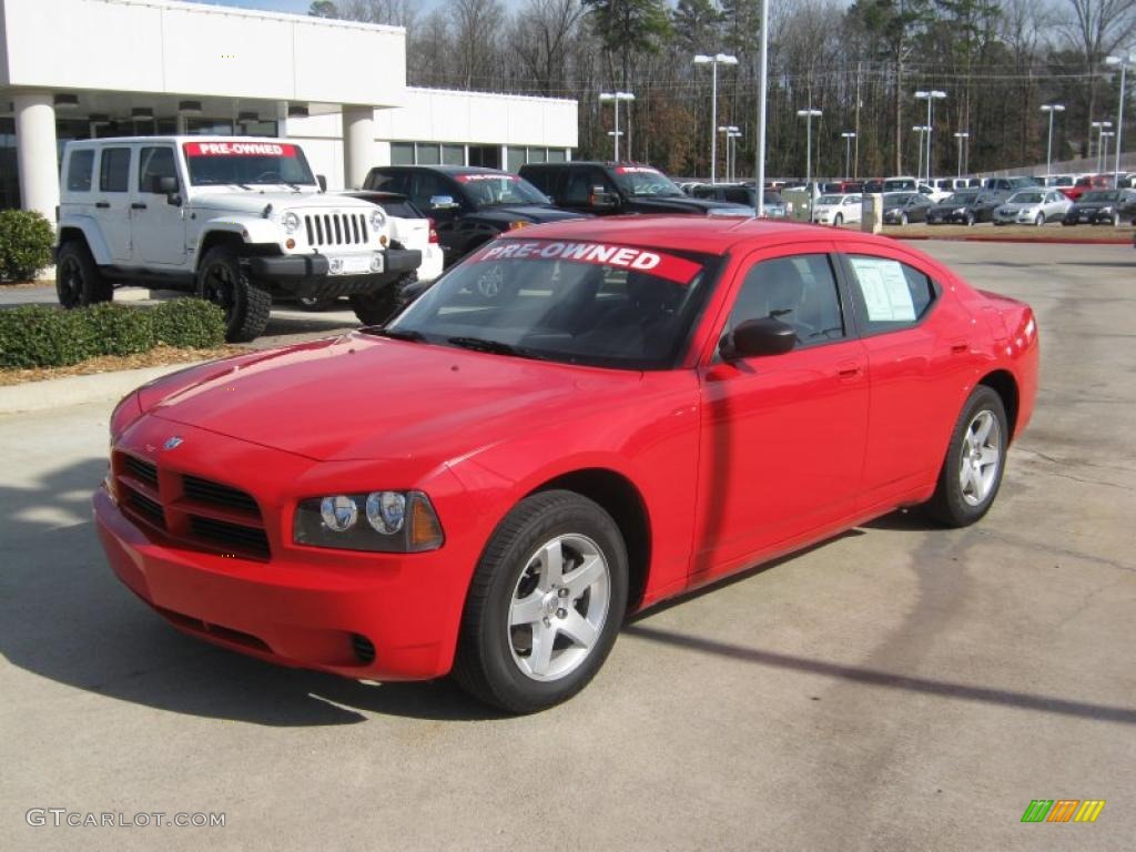 2009 Charger SE - TorRed / Dark Slate Gray photo #1