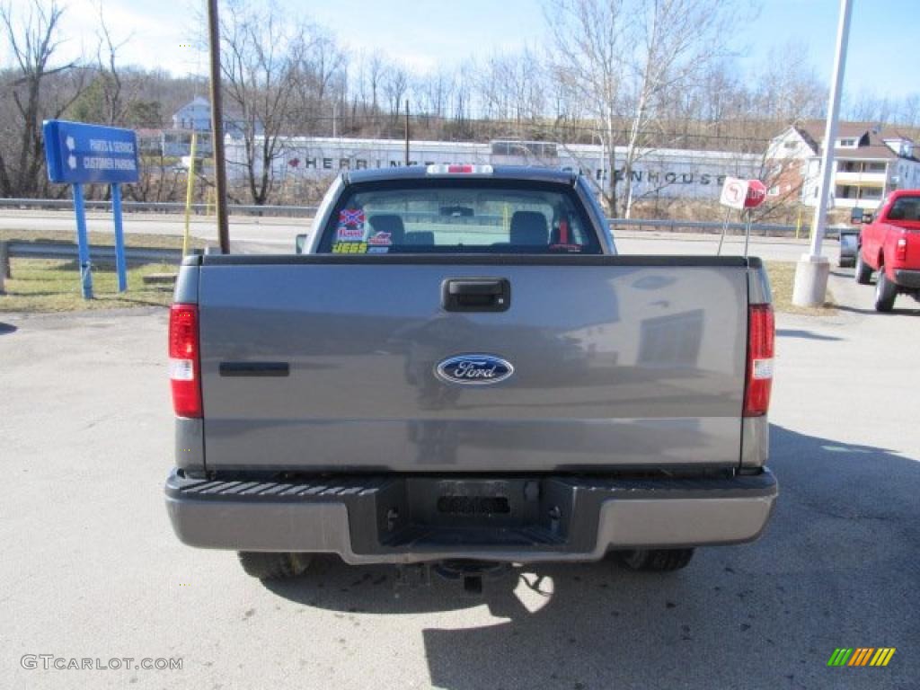 2005 F150 STX Regular Cab 4x4 - Dark Shadow Grey Metallic / Medium Flint Grey photo #10