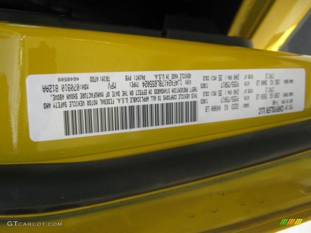 2008 Wrangler X 4x4 - Detonator Yellow / Dark Slate Gray/Medium Slate Gray photo #22